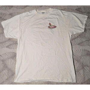 Vintage Welcome To Las Vegas Shirt Mens XL White Nevada Anvil Promo Y2K Tee